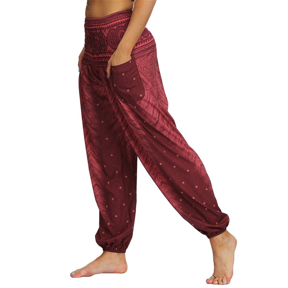 Bohemian Pants,Gypsy Yoga Pant ,Casual Baggy Boho Harem Pants