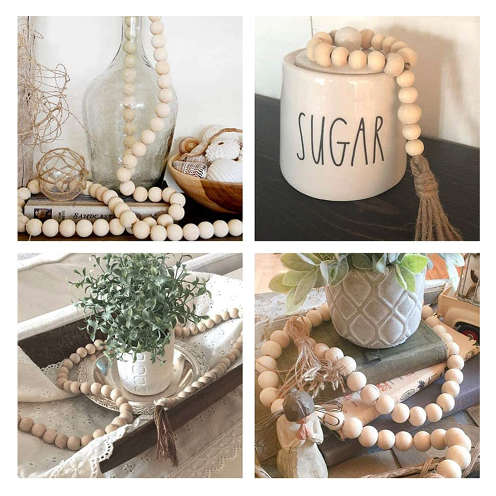 Wooden Home Decoration Boho Garland