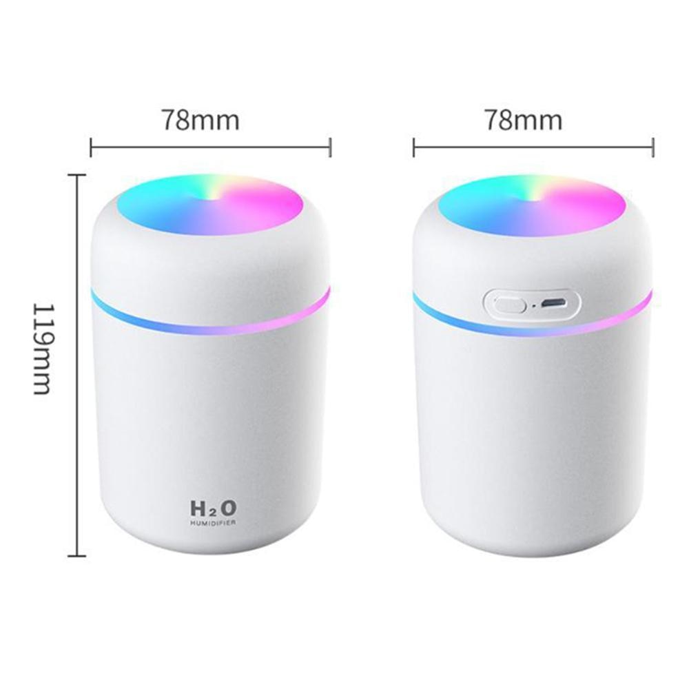 Portable 300ml Electric Air Humidifier Aroma Oil Diffuser