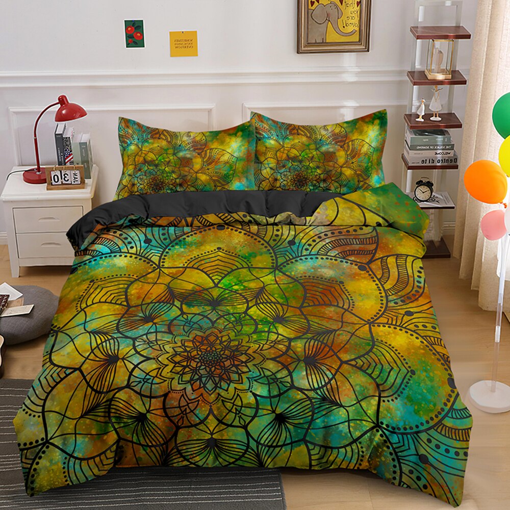 Boho Luxury Bedding Set 2/3PCS With Pillowcase Duvet Cover