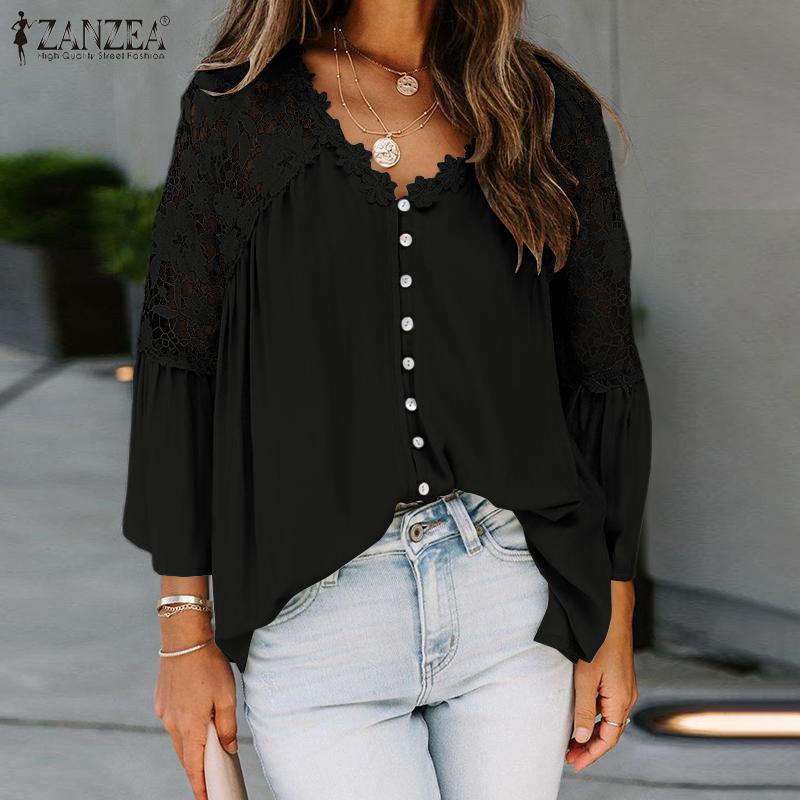 Fashion Boho Flare Sleeve Tops