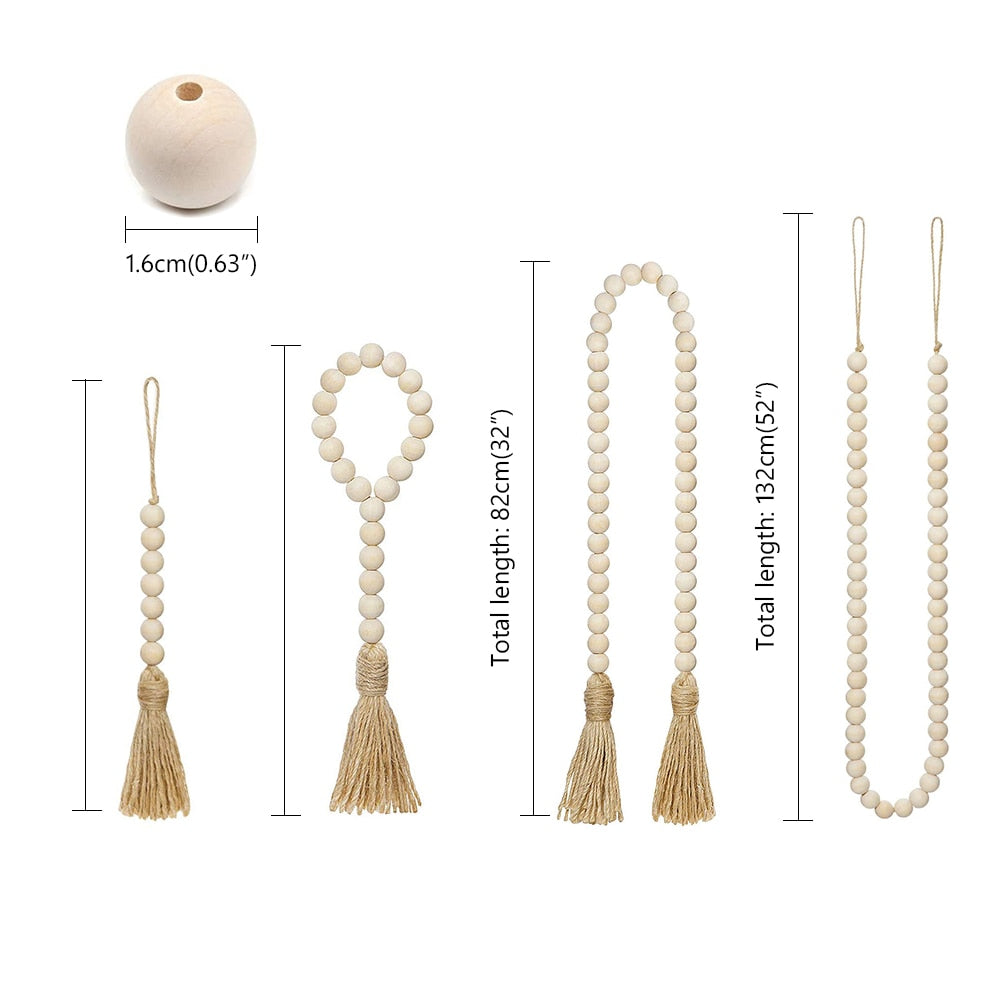 Wooden Home Decoration Boho Garland