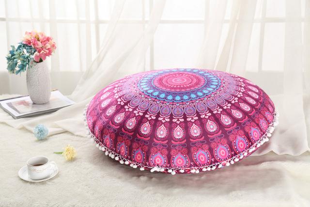 50 Colorful Mandala Floor Pillows Cushion
