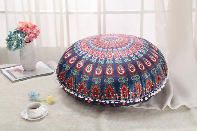 50 Colorful Mandala Floor Pillows Cushion