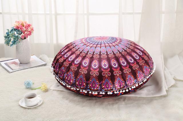 50 Colorful Mandala Floor Pillows Cushion
