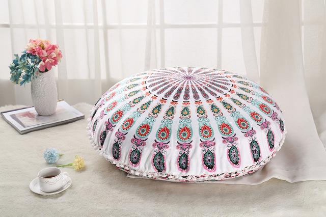 50 Colorful Mandala Floor Pillows Cushion