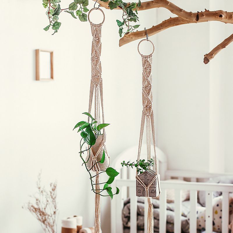 Big Macrame Hanging Planter Hanging Pot