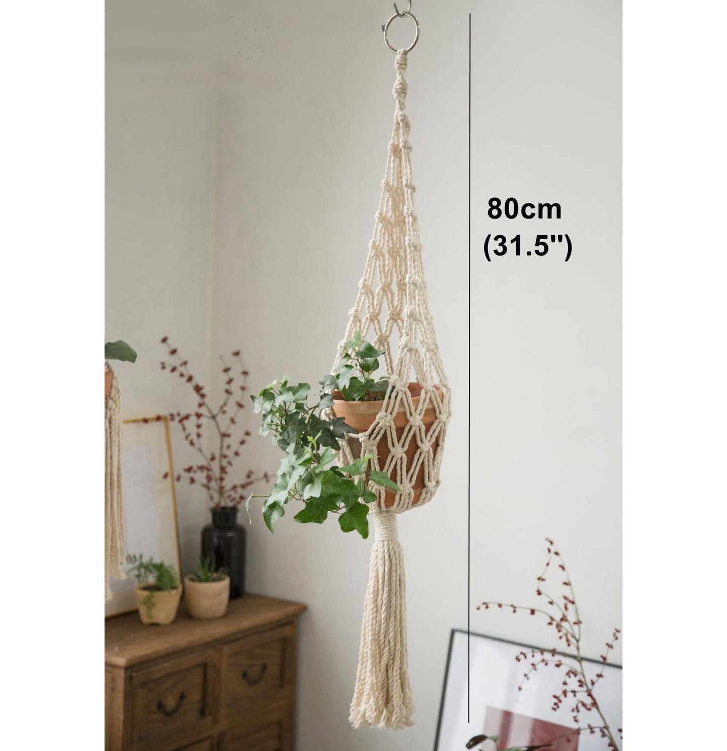 Big Macrame Hanging Planter Hanging Pot