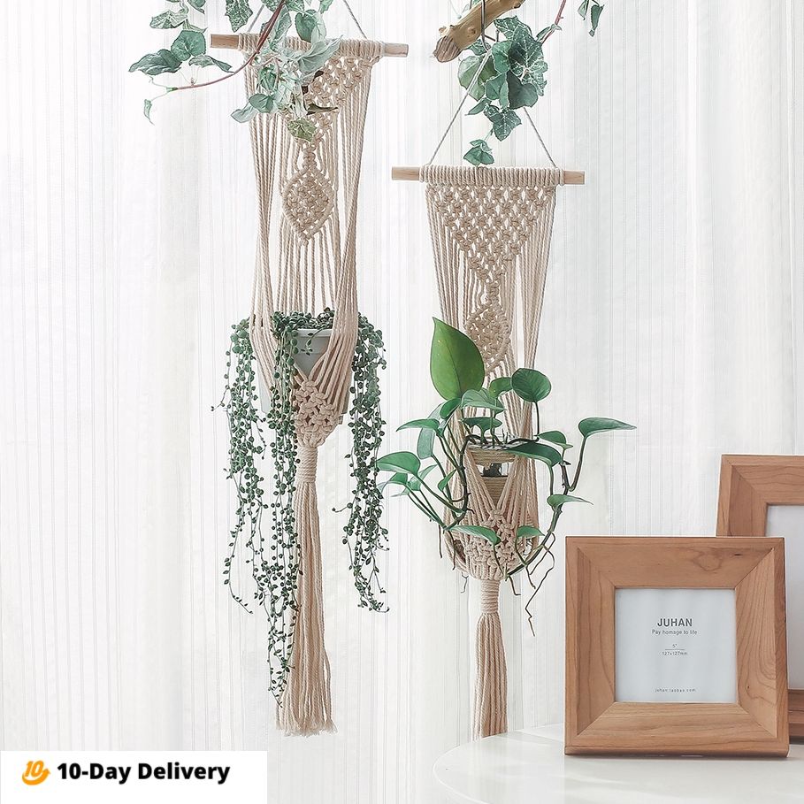 Big Macrame Hanging Planter Hanging Pot