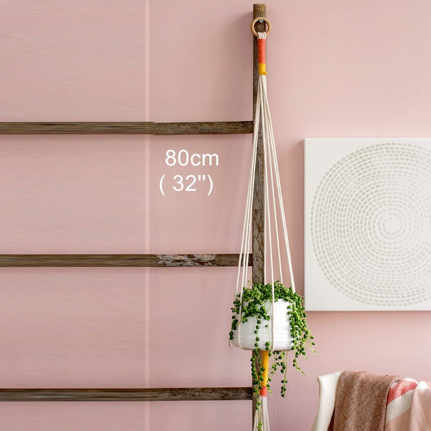 Big Macrame Hanging Planter Hanging Pot