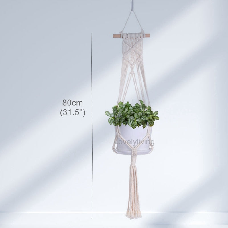 Big Macrame Hanging Planter Hanging Pot