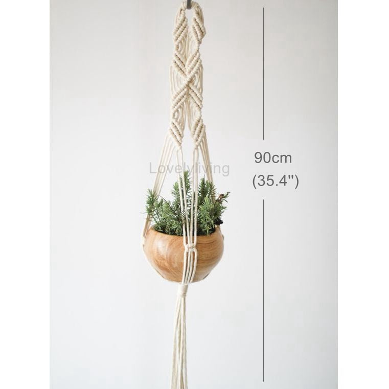 Big Macrame Hanging Planter Hanging Pot
