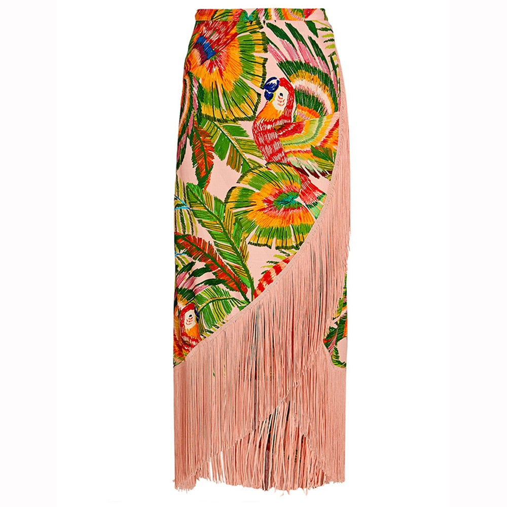 Vintage One-shoulder Boho Swimsuits