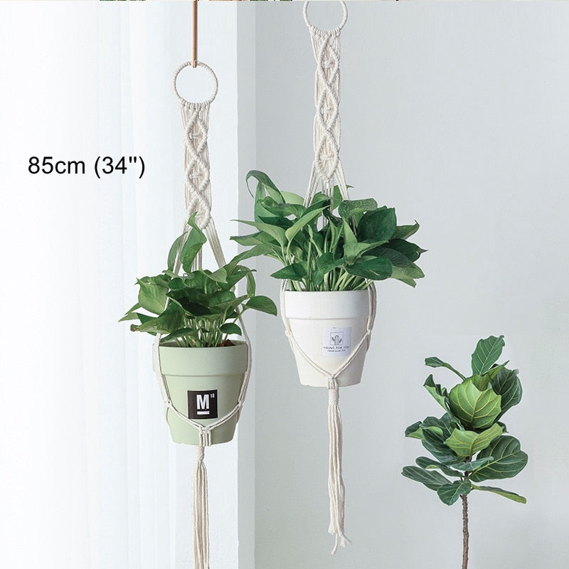 Big Macrame Hanging Planter Hanging Pot
