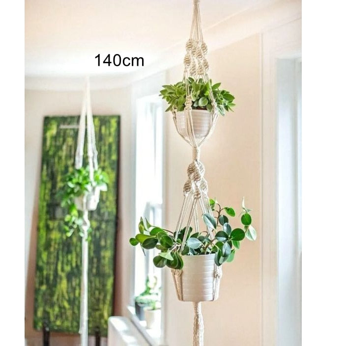 Big Macrame Hanging Planter Hanging Pot