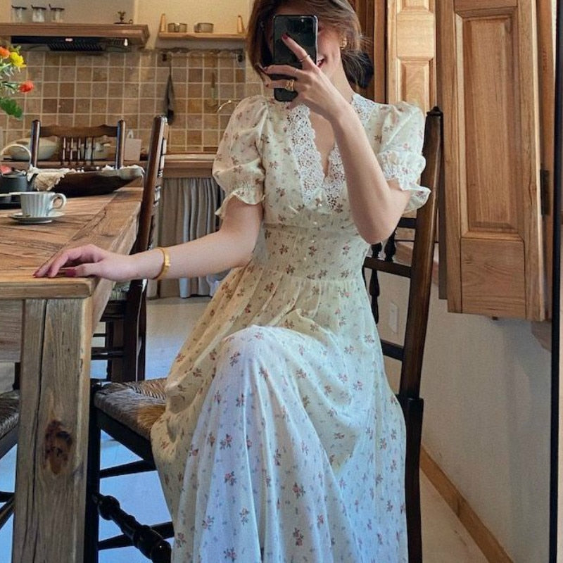 Vintage Floral Dress