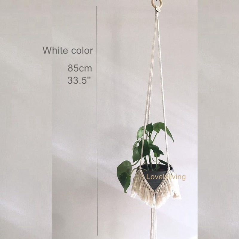 Big Macrame Hanging Planter Hanging Pot