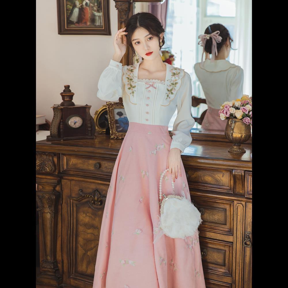 Autumn Vintage Fairy Slim Dress