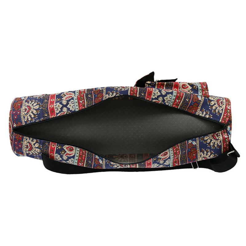 Boho Yoga Mat With Storage Shoulder Bag