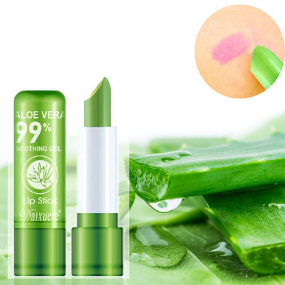 Aloe Vera Color Changing Lip Balm Lasting Moisturizing  Waterproof