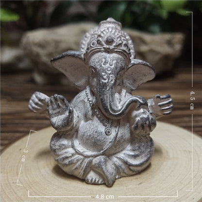 Gold Lord Ganesha Buddha Statue