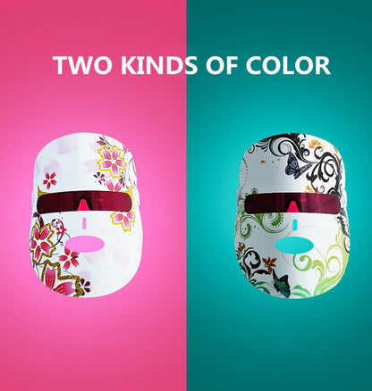 Facial Photon Therapy LED Mask 7 Color Red Light For healthy skin