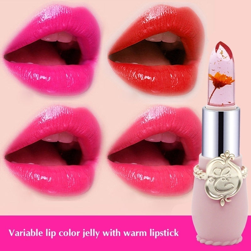 Flower Lipstick Temperature Color Changing Lip Balm