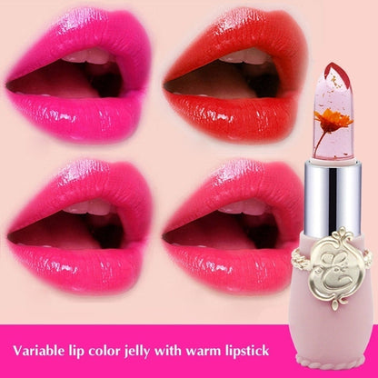 Flower Lipstick Temperature Color Changing Lip Balm