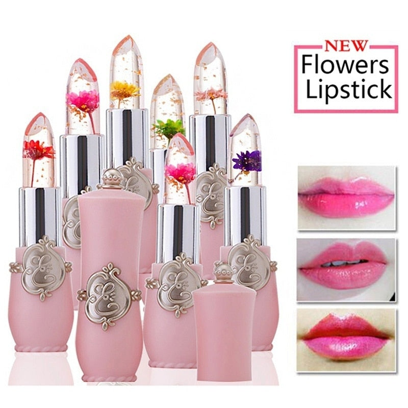 Flower Lipstick Temperature Color Changing Lip Balm
