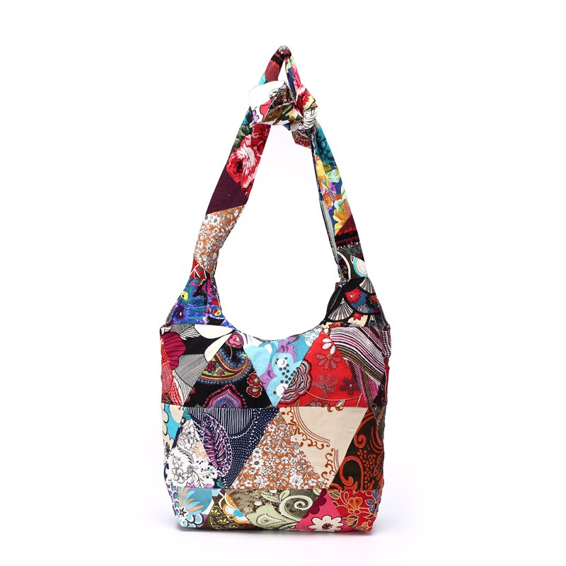 Women Sling Shoulder Bag Cotton Fabric Handbags