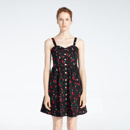 Thick strap Casual dress