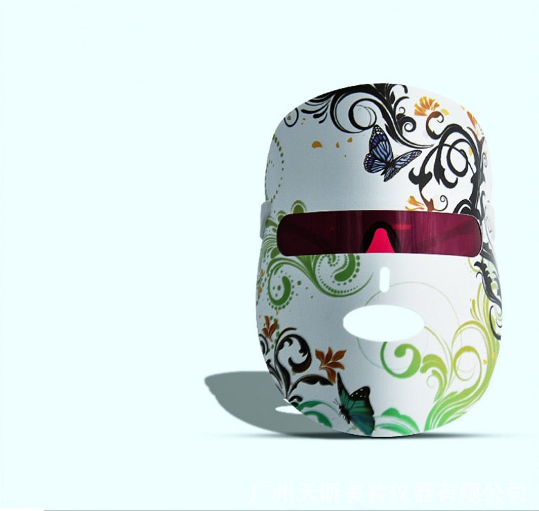 Facial Photon Therapy LED Mask 7 Color Red Light For healthy skin