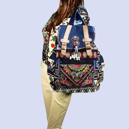 Tribal Vintage Boho Packpack