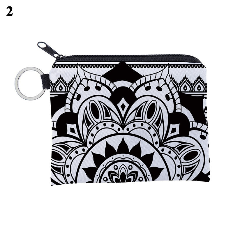 Boho Change Small Coin Purse Mini Wallet Coin Bag