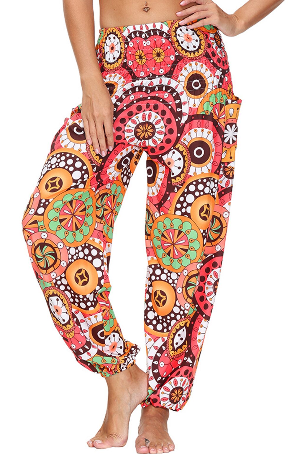 Print Boho Yoga Pants