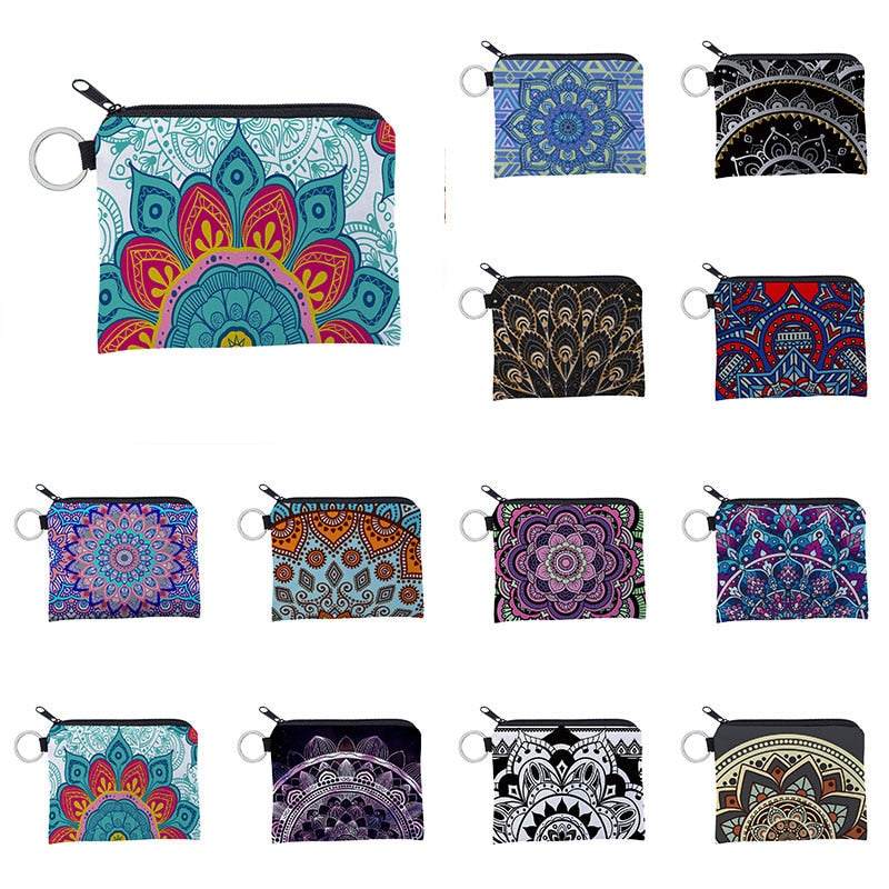 Boho Change Small Coin Purse Mini Wallet Coin Bag