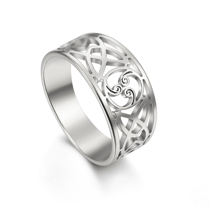 Unift Vintage Hollow Boho Celtic Knot Ring