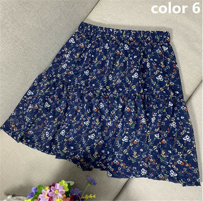 sweet Boho SPleated ruffled skirt