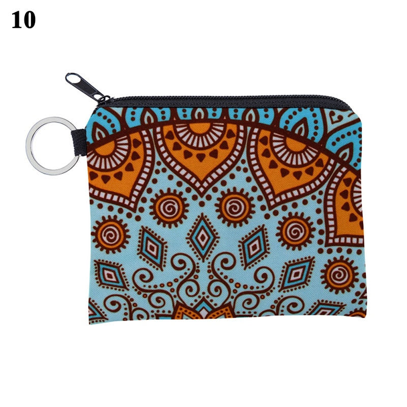 Boho Change Small Coin Purse Mini Wallet Coin Bag