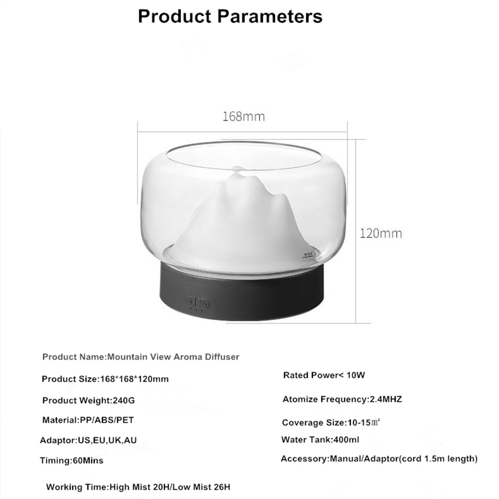 BPA Free Aroma Diffuser 400ML