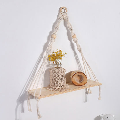 Macrame Shelves for Bedroom Boho Home Decor