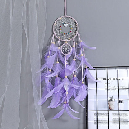 Decor Feather Dreamcatcher W/ Lights