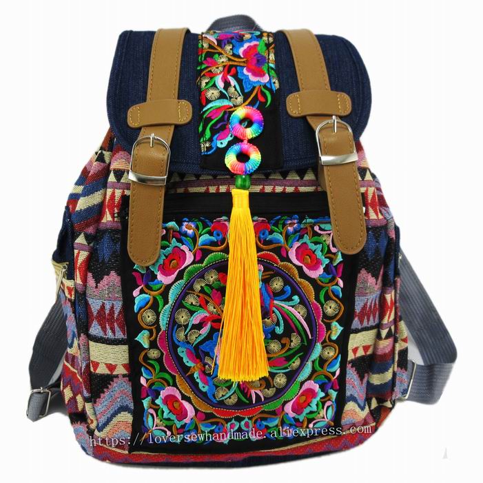 Tribal Vintage Boho Packpack