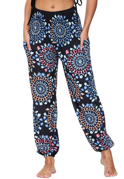 Print Boho Yoga Pants