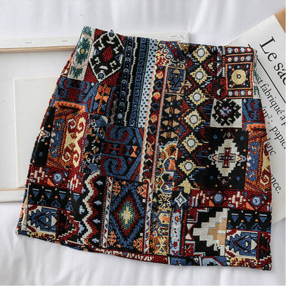 Boho Patchwork Partern Skirts