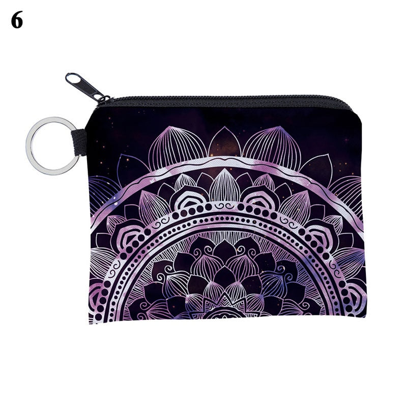Boho Change Small Coin Purse Mini Wallet Coin Bag