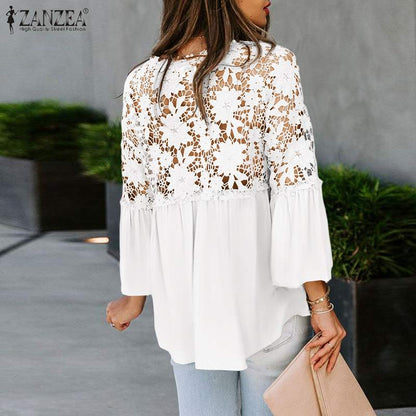 Fashion Boho Flare Sleeve Tops