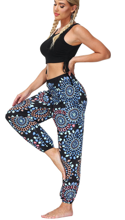 Print Boho Yoga Pants