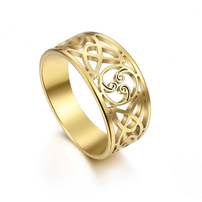 Unift Vintage Hollow Boho Celtic Knot Ring