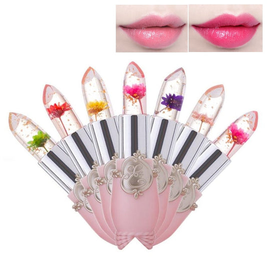 Flower Lipstick Temperature Color Changing Lip Balm